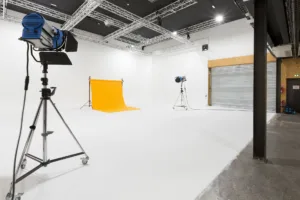 Plateau BIG ONE avec cyclorama au Studio Rouchon